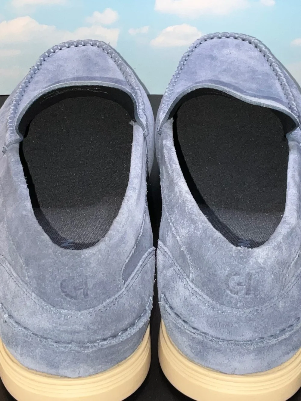 Cole Haan Blue Suede Loafers. US Men’s 10.5. NWOT/Box